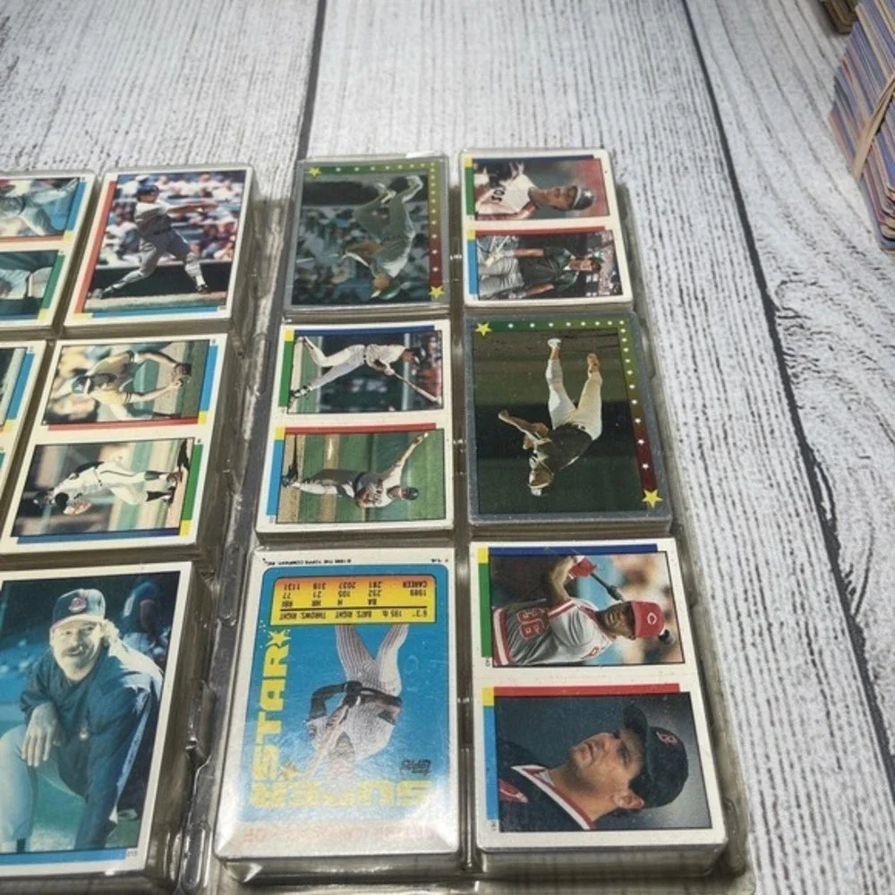 Vintage 1990 Topps Super Star Baseball Cards Lot Ken Griffey Jr Barry Larkin Bo
